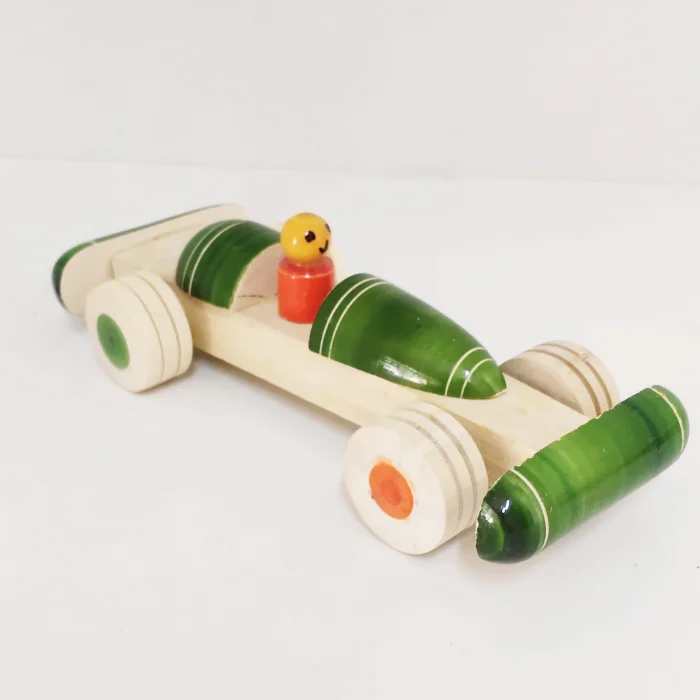 WOODEN HANDMADE F1 RACING CAR