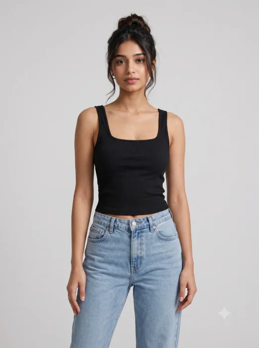 Ladies Tank Top Black