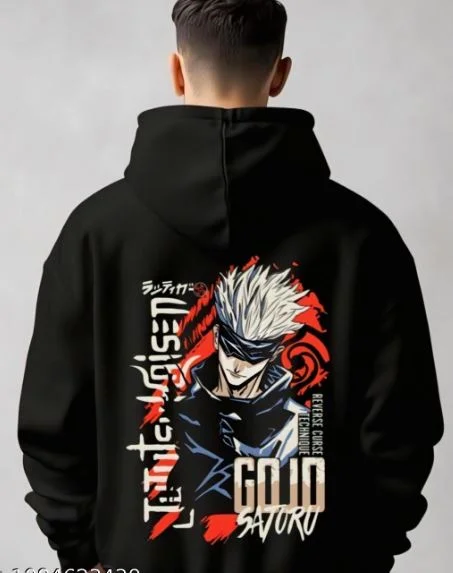 Boys Back Print Hoodie Sweatshirt.