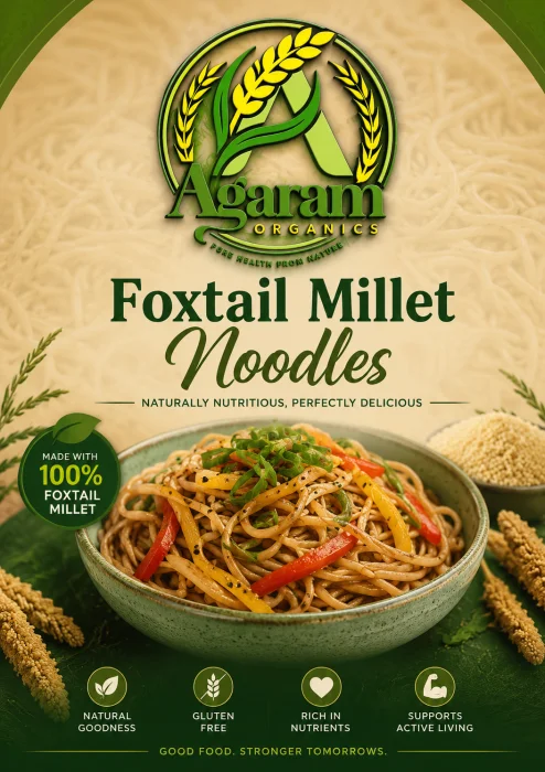 Foxtail millet noodles