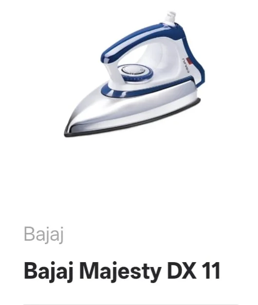 Bajaj Majesty DX11 Iron Box