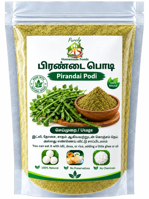A S Home Pirandai Podi 50gm