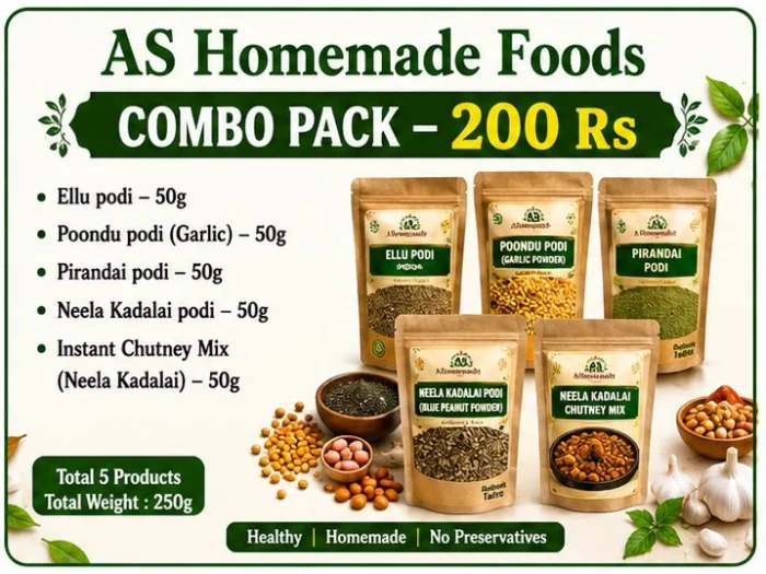 A S Homemade Foods Combo Pack