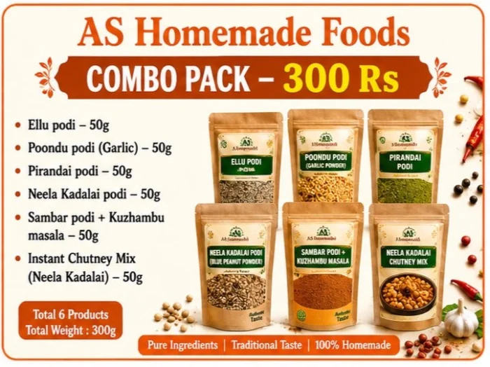 A S Homemade Foods Combo Pack
