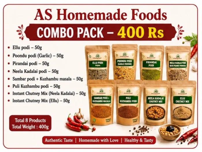 A S Homemade Foods Combo Pack
