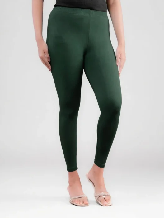 ANKLE LEGGINGS BOTTLE GREEN 14