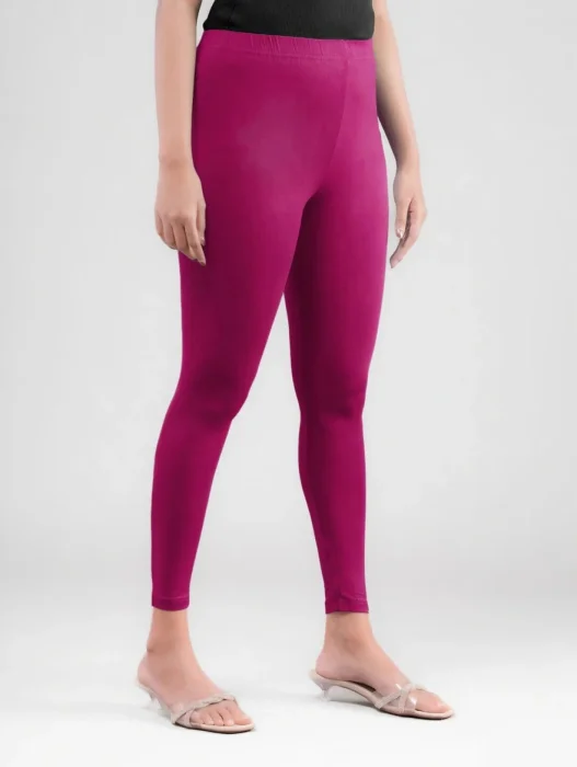 ANKLE LENGTH LEGGING PLUM -27