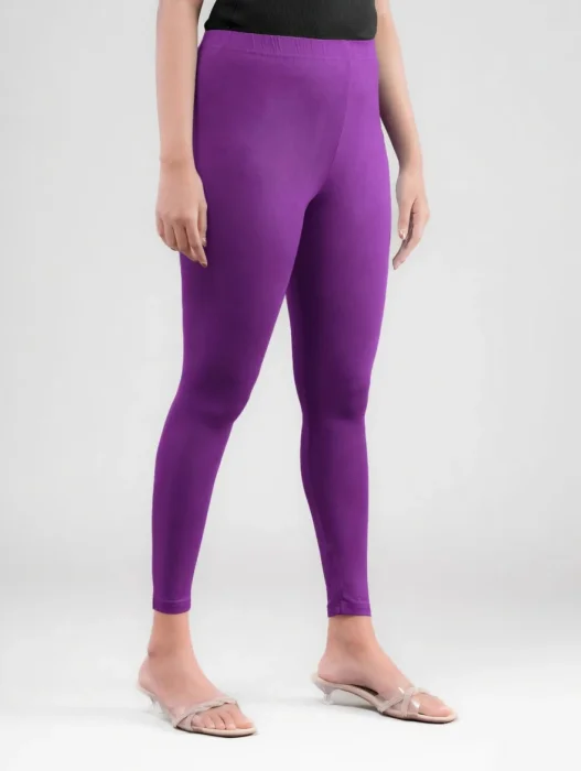 ANKLE LENGTH LEGGING PURPLE -17