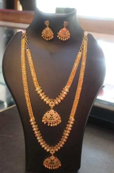 Fancy Necklace set with earring