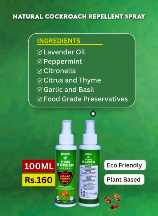 Natural Cockroach Repellant Spray 100ml