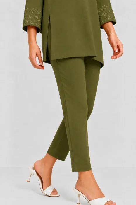 STRAIGHT PANT OLIVE GREEN 31