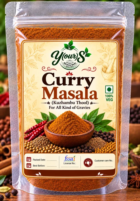 Yours Curry Masala (Kuzhambu Thool) 1kg
