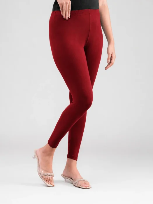 ANKLE LEGGINGS CHERRY  - 44
