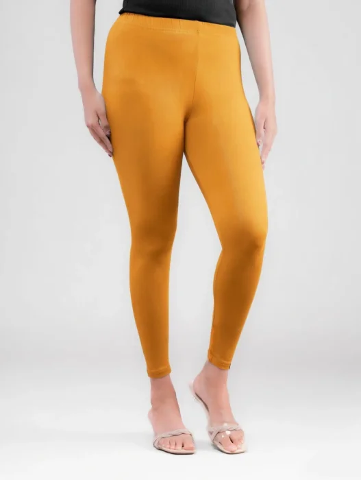 ANKLE LEGGINGS MUSTARD -23