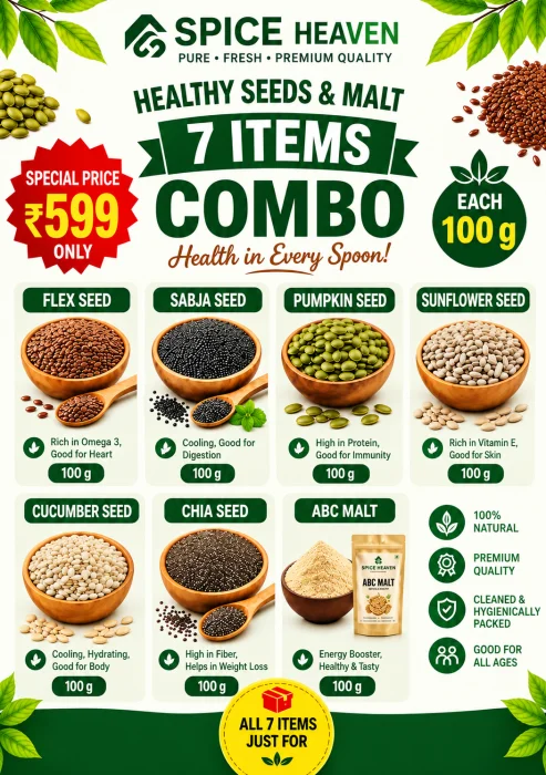 Combo of 6 seeds and healthy malt