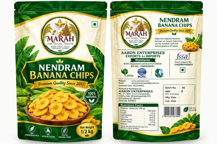 Marah Nenran Banana Chips 500gm